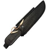 Down Under Outback Eclipse - 16 Inch Overall Length With Satin 11 Inch 440C Blade And Brass Guard by Down Under