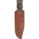 Down Under Kookaburra Throwing Knife Set - Full Tang 440C Stainless Blade Leather Wrapped Handle Leather Sheath Included by Down Under