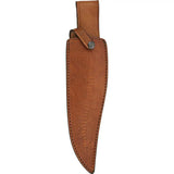 Down Under Red Rock Raptor DUK-RRR - 15.5in 440C Stainless Blade With Brass Guard And Leather Handle Belt Sheath by Down Under