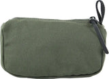 Duluth Pack Grab-N-Go Pack Waxed Canvas OD Green - 3L Capacity With YKK Zippers And Leather Pull by Duluth Pack