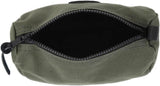 Duluth Pack Grab-N-Go Pack Waxed Canvas OD Green - 3L Capacity With YKK Zippers And Leather Pull by Duluth Pack