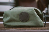 Duluth Pack Grab-N-Go Pack Waxed Canvas OD Green - 3L Capacity With YKK Zippers And Leather Pull by Duluth Pack