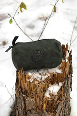 Duluth Pack Grab-N-Go Pack Waxed Canvas OD Green - 3L Capacity With YKK Zippers And Leather Pull by Duluth Pack