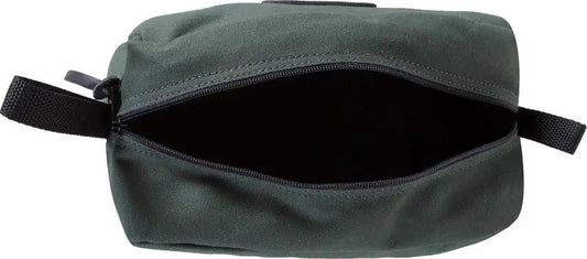 Duluth Pack Large Grab N Go Pack Waxed Canvas OD Green - Durable 5 Liter Capacity Tote with YKK Zipper and Leather Pull by Duluth Pack