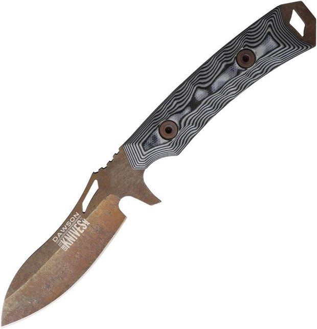 Dawson Knives Harvester Fixed Blade Blue/Blk 791163715893 by Dawson Knives
