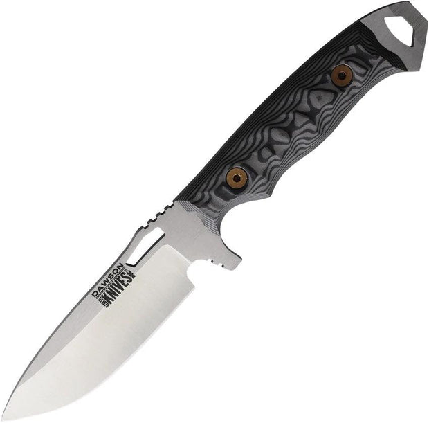 Dawson Knives Nomad Fixed Blade Gray 791163716067 by Dawson Knives