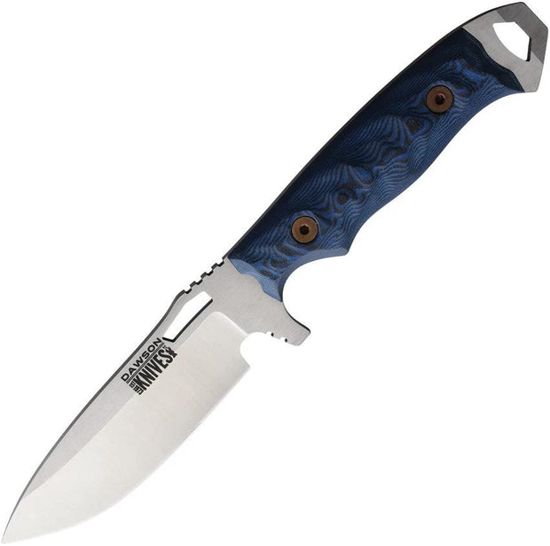 Dawson Knives Nomad Fixed Blade Blue 791163716357 by Dawson Knives