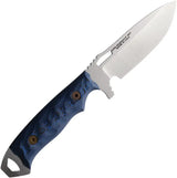Dawson Knives Nomad Fixed Blade - MagnaCut Satin Blade With Blue G10 Handle And Full Tang by Dawson Knives
