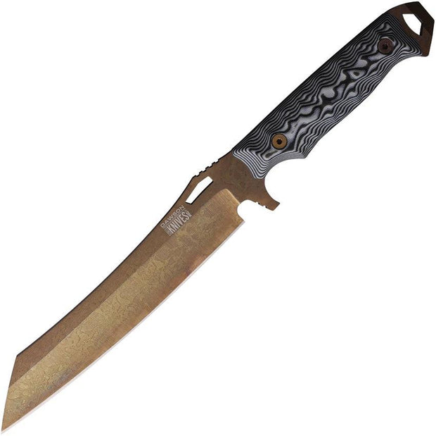 Dawson Knives Wayfinder Fixed Blade Blk/Wht 791163716449 by Dawson Knives