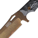 Dawson Knives Wayfinder Fixed Blade Blk/Wht 791163716449 by Dawson Knives