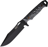 Dawson Knives Marauder Fixed Blade Wht/Blk 791163716593 by Dawson Knives