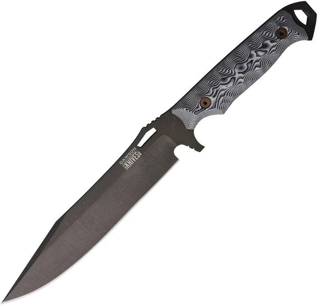 Dawson Knives Marauder XL Midniht White 791163716678 by Dawson Knives