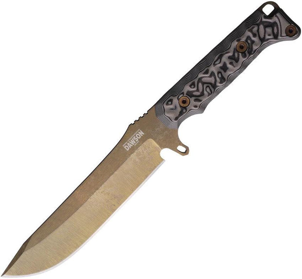 Dawson Knives Reaper Fixed Blade Blk/Gray 765464441720 by Dawson Knives