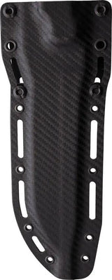 Dawson Knives Reaper Fixed Blade - MagnaCut Drop Point Blade, Midnight Finish, Black Blue G10 Handle by Dawson Knives
