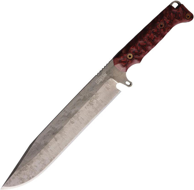 Dawson Knives Holdout Bowie Black/Red 765464441782 by Dawson Knives
