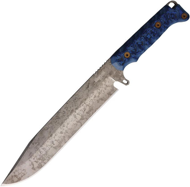 Dawson Knives Holdout Bowie Black/Blue 765464441812 by Dawson Knives