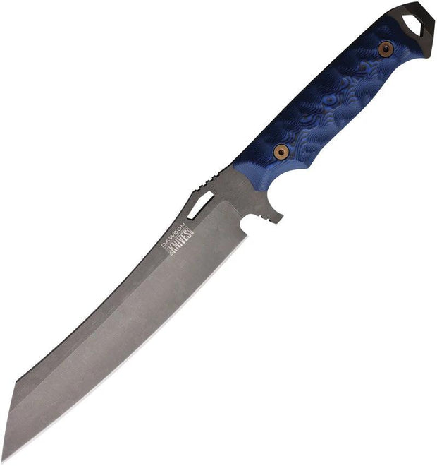 Dawson Knives Wayfinder Fixed Blade Blk/Blue 742259947438 by Dawson Knives
