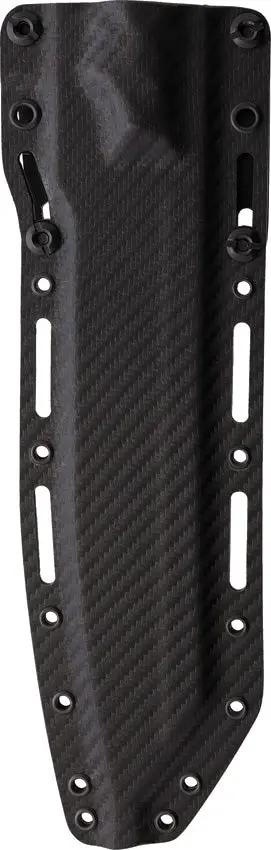 Dawson Knives Wayfinder Fixed Blade - Monsoon MagnaCut Stainless Blade Black White G10 Handle by Dawson Knives
