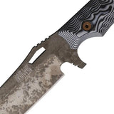 Dawson Knives Wayfinder Fixed Blade - Monsoon MagnaCut Stainless Blade Black White G10 Handle by Dawson Knives