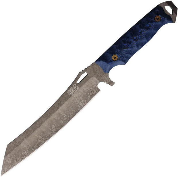 Dawson Knives Wayfinder Fixed Blade Blk/blue 742259947582 by Dawson Knives