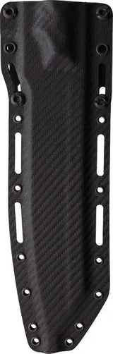 Dawson Knives Wayfinder Fixed Blade - MagnaCut 7.38 Inch Monsoon Finish Blade With Black Blue G10 Handle by Dawson Knives