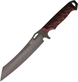 Dawson Knives Wayfinder Fixed Blade Blk/Red 742259947674 by Dawson Knives