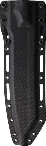Dawson Knives Wayfinder Fixed Blade - Midnight Finish MagnaCut Stainless Steel Black Red G10 Handle by Dawson Knives