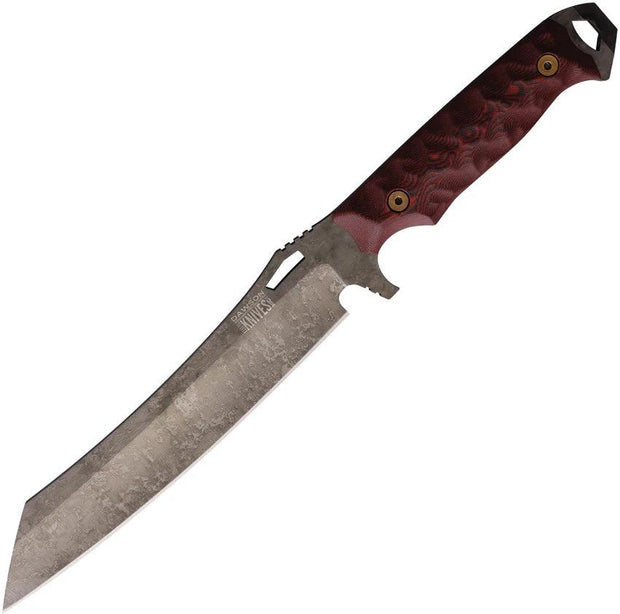 Dawson Knives Wayfinder Fixed Blade Red/Blk 742259947827 by Dawson Knives