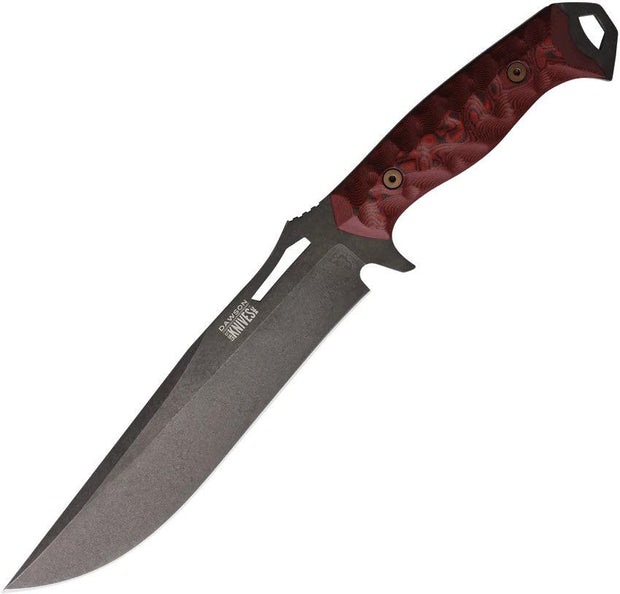 Dawson Knives Seraphim SP Fixed Blade Red 701220948799 by Dawson Knives