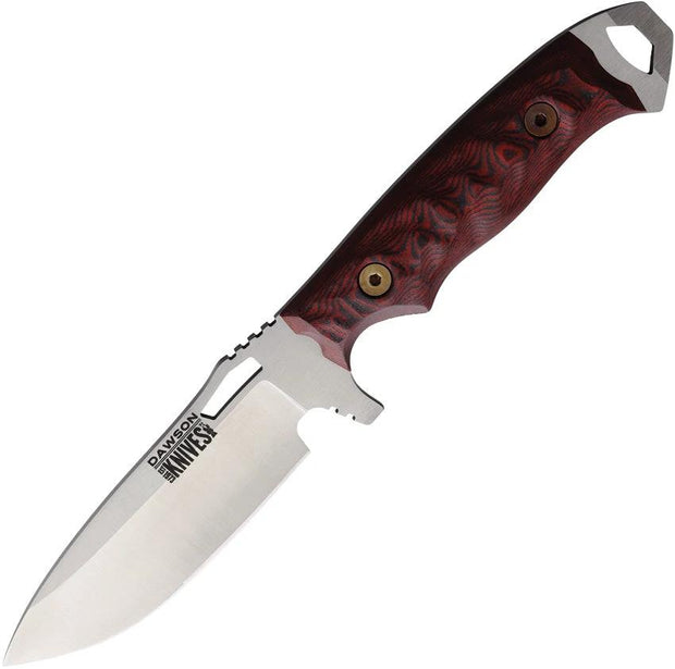 Dawson Knives Nomad Fixed Blade Red 701220948997 by Dawson Knives