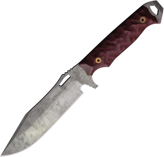 Dawson Knives Marauder Fixed Blade Red 701220949079 by Dawson Knives