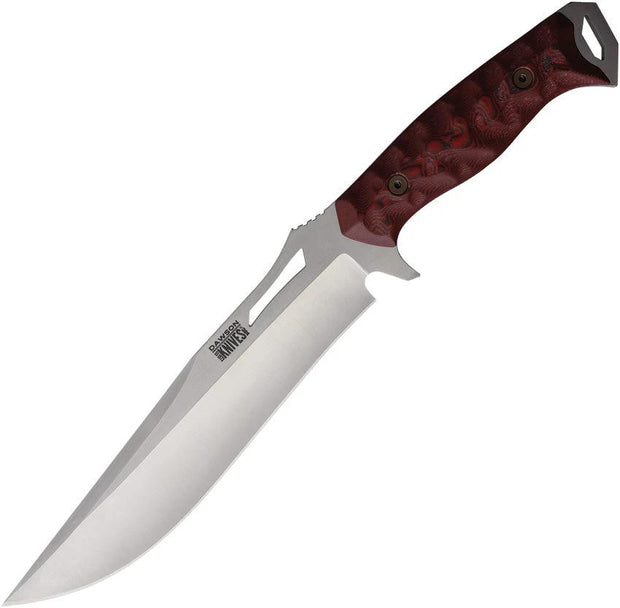 Dawson Knives Seraphim CP Fixed Blade Red 701220949123 by Dawson Knives