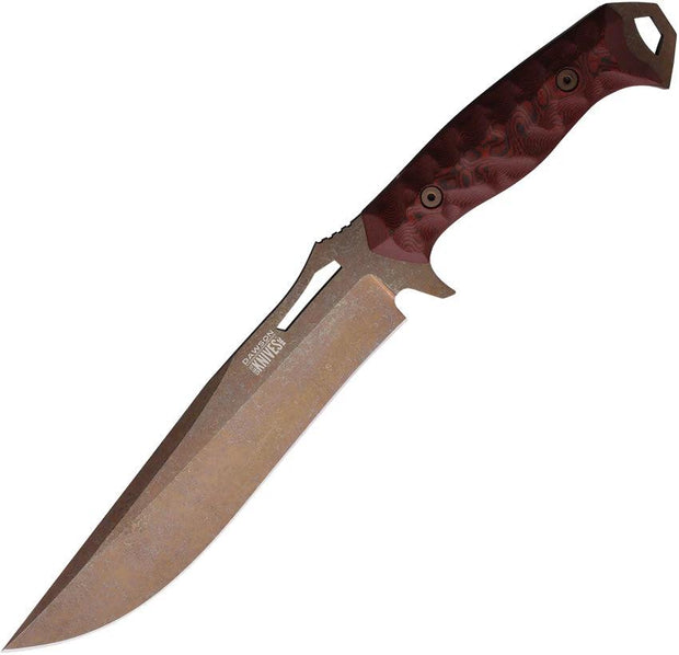 Dawson Knives Seraphim SP Fixed Blade Red 701220949178 by Dawson Knives