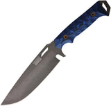 Dawson Knives Summit Fixed Blade Blk/Blue 766162860011 by Dawson Knives