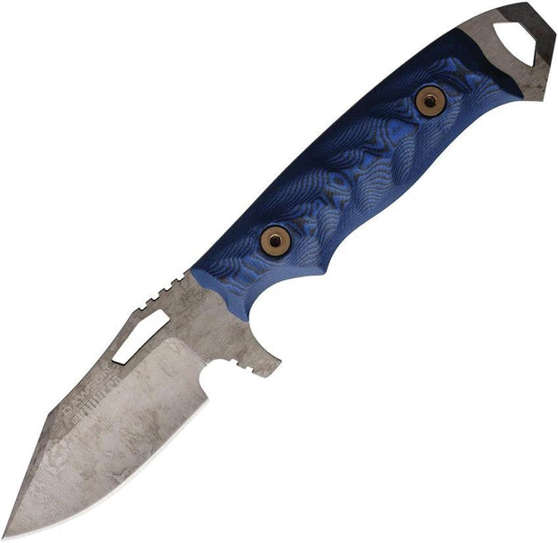 Dawson Knives Steadfast Fixed Blade Blu/Blk 766162860592 by Dawson Knives