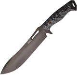 Dawson Knives Archangel Fixed Blade Blk/Gry 766162860738 by Dawson Knives