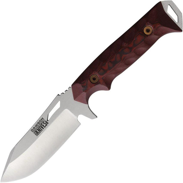 Dawson Knives Shepherd Fixed Blade Red 742761383670 by Dawson Knives