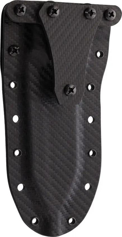Dawson Knives Shepherd Fixed Blade Black Apocalyptic MagnaCut Blade - With Blue G10 Handle by Dawson Knives