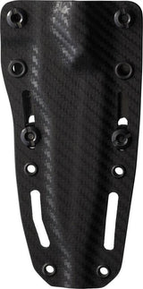 Dawson Knives Smuggler Fixed Blade Blk/Red 742761383823 by Dawson Knives