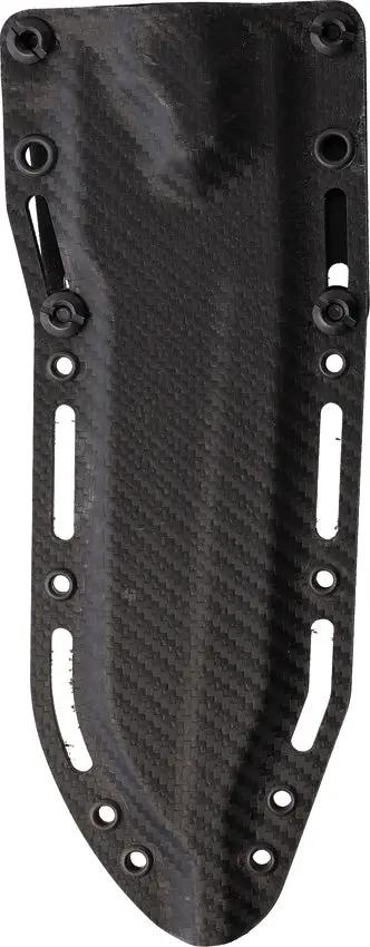 Dawson Knives Shepherd XL Fixed Blade - Monsoon MagnaCut Blade With Black White G10 Handle And Full Tang by Dawson Knives