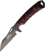 Dawson Knives Revelation Fixed Blade Blk/Red 742761384011 by Dawson Knives