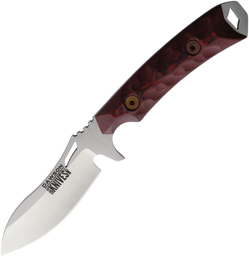 Dawson Knives Harvester Fixed Blade Red 742761384219 by Dawson Knives