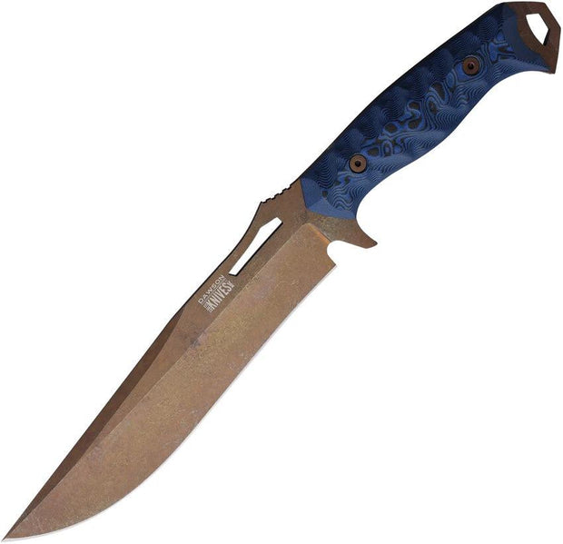Dawson Knives Seraphim CP Fixed Blade Blue 742761384301 by Dawson Knives