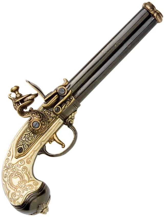 Denix Italian 3-Barrel Flintlock 22-1016L by Denix