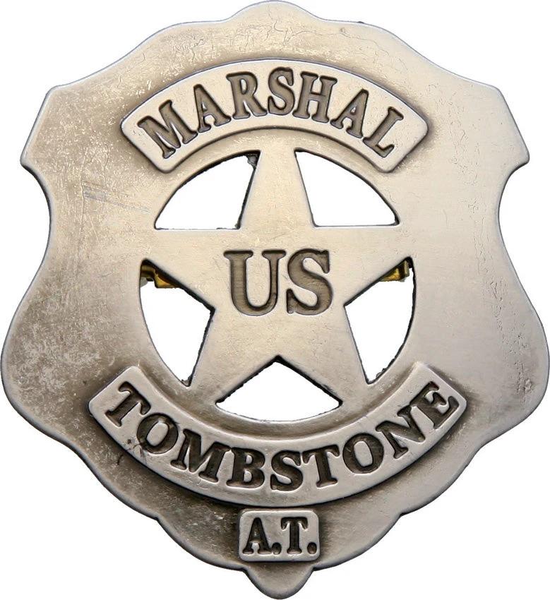 Denix US Marshall Tombstone Badge 22-105 by Denix