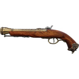 Denix Italian Blunderbuss Replica 22-1104L - Brass Barrel, Wood Stock, Gray Percussion Firing Mechanism by Denix