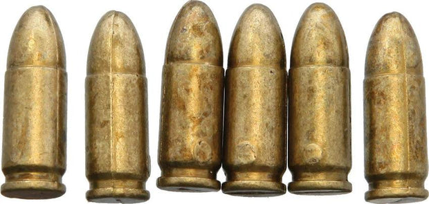 Denix 9mm Bullet Replica 6pk 22-52 by Denix