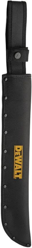 Dewalt MA61 D Guard Machete DXKNMA61 - 22 Inch Black Coated Sawback Blade With D Guard Handle And Nylon Sheath by Dewalt