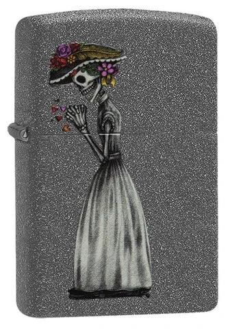 Zippo Day of the Dead Skulls Lighter Set – Iron Stone™ by Zippo