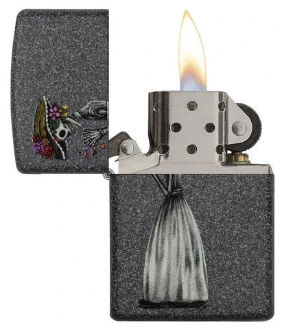 Zippo Day of the Dead Skulls Lighter Set – Iron Stone™ by Zippo